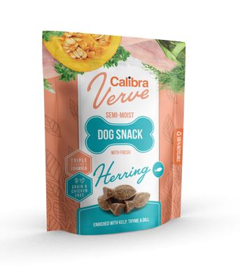 Calibra Verve Semi-Moist Dog Snack Fresh Herring 150g sleď bez obilnín EXSP 1.10.2024