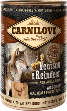 Carnilove Wild Meat zverina & sob 400 g