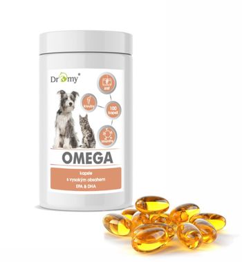 Dromy Omega-3 EPA a DHA 100 kapslí