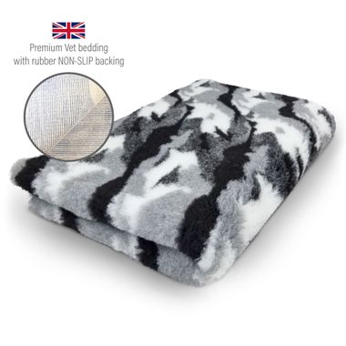 DRYBED Premium Vet Bed Army camo 150 x 100 cm