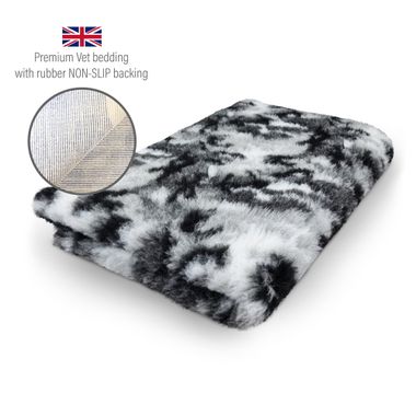 DRYBED Premium Vet Bed camo maskáč šedý 100 x 75 cm