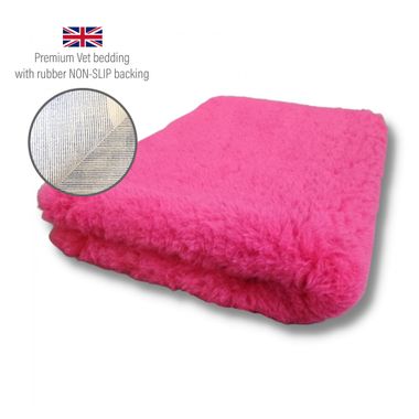 DRYBED Premium Vet Bed fuchsia 100 x 75 cm